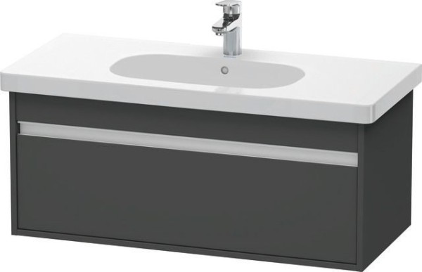 Duravit Ketho Waschtischunterbau wandhängend Graphit Matt 1000x455x410 mm - KT666804949