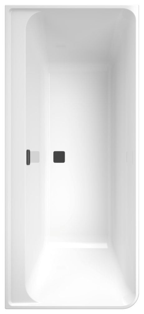 Villeroy & Boch Collaro Badewanne 1800x800 mm, weiss alpin, Ablauf schwarz matt, 180COR9CR00VN01 180COR9CR00VN01