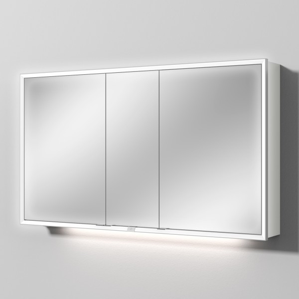 Sanipa Reflection Spiegelschrank MILO 130 mit LED-Beleuchtung, Weiß-Soft, AU03743