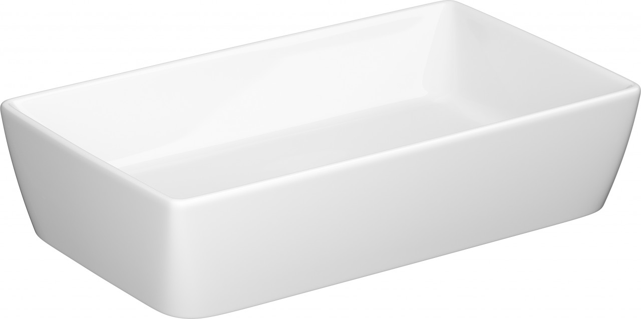 Neuesbad Serie 300 Keramik Aufsatzwaschtisch, B:605, T:360, H:145mm, weiss- 1K35-0471