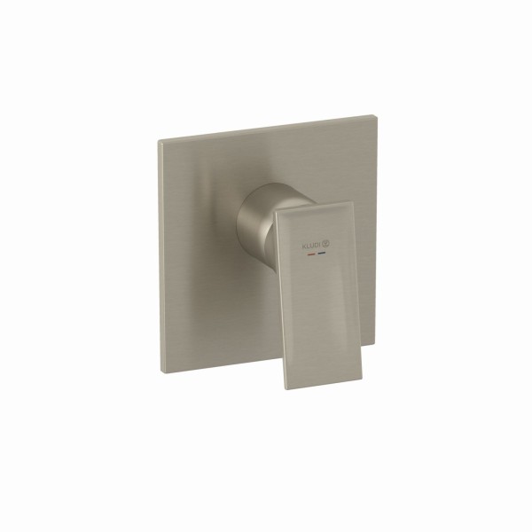 Kludi DECUS Unterputz-Brausearmatur mit Funktionseinheit Stainless Brushed N, 54755N575