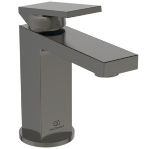 Ideal Standard Waschtischarmatur Extra Ausladung 111mm m.Ablaufgarnitur Magnetic Grey, BD500A5