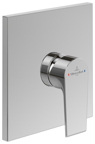 Villeroy & Boch Unterputz-Einhebel-Armatur Liberty 150x150x54mm Chrom