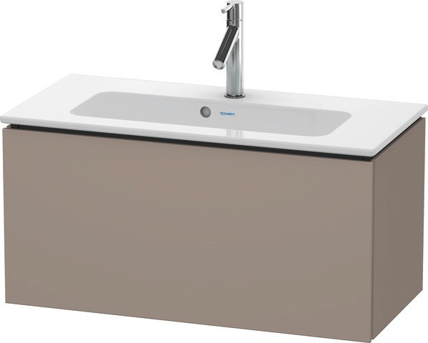 Duravit L-Cube Waschtischunterbau wandhängend Basalt Matt 820x391x400 mm - LC615704343