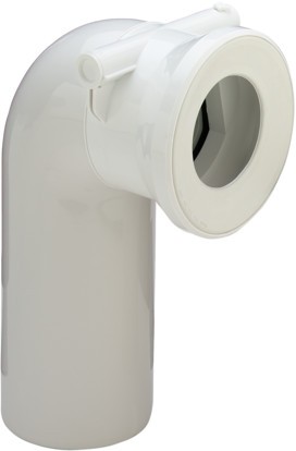 Viega WC Anschlussbogen 90 Grad 3811.5 aus Kunststoff weiss