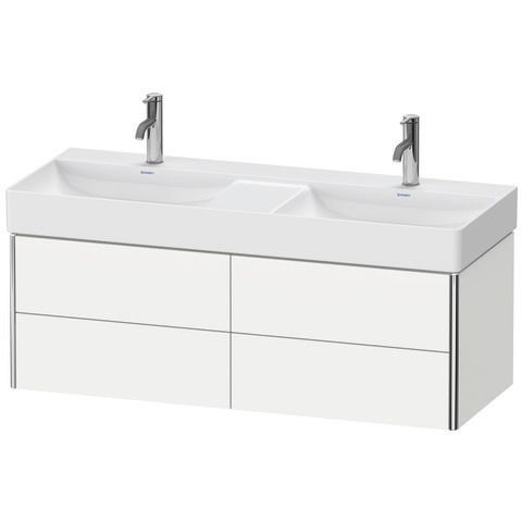 Duravit XSquare Waschtischunterbau wandhängend Weiß Supermatt 1184x460x397 mm - XS416408484