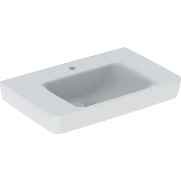 Geberit Renova Plan Waschtisch mit Ablagefläche, 75x48cm