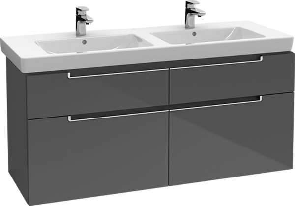 Villeroy & Boch Waschtischunterschrank Subway 2.0 A91710 1287x590x449mm 4 Ausz. Waschtisch mittig Wa