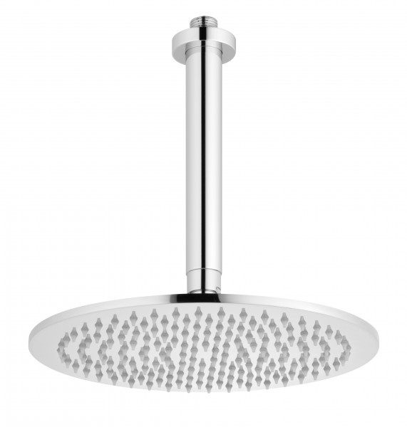 Kaja Ipuri-Regenbrause mit Deckenarm, 220 mm velourschrom