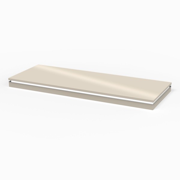 Sanipa 2morrow Konsolenplatte Light mit LED, WT8573M Sabbia 85x700-2290x520, WT8573M