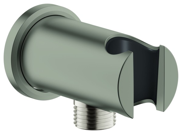GROHE Wandanschlussbogen Rainshower 26658 runde Rosette satin steel, 26658MS0
