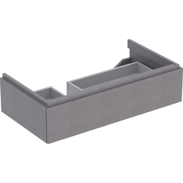 Geberit Xeno2 Unterschrank f. Waschtisch m. Ablagefläche rechts m .1 Schublade, 88x22x46,2cm, scultu
