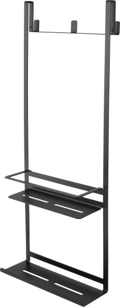 Neuesbad Schwarz Duschkabine Regal TYPE A