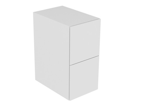 Keuco Sideboard Edition 11 31321, 2 Front-Auszüge, trüffel/trüffel, 31321370000