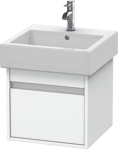 Duravit Ketho Waschtischunterbau wandhängend Weiß Matt 450x440x410 mm - KT668501818