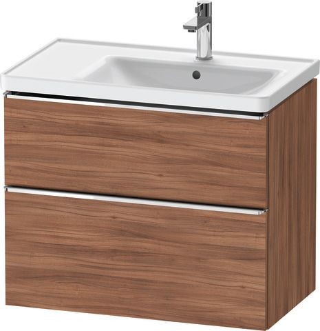 Duravit D-Neo Waschtischunterbau wandhängend Nussbaum Matt 784x452x625 mm - DE4358010790000