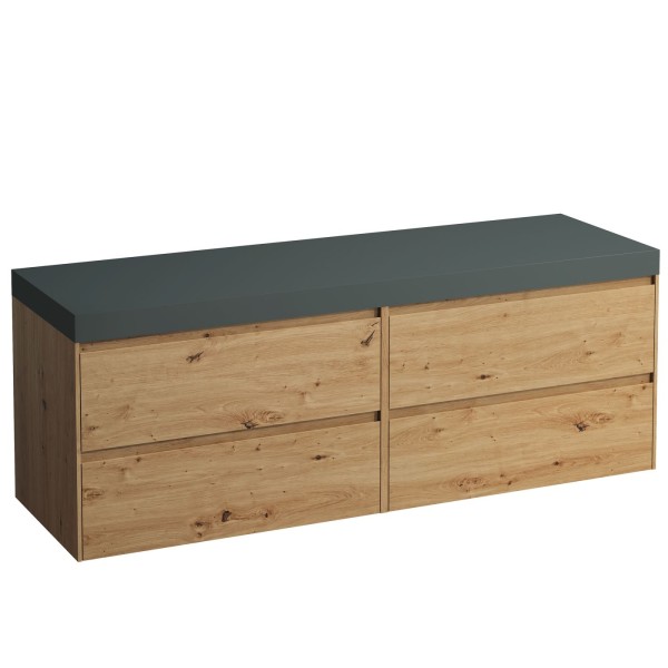 Laufen Waschtischunterschrank und Waschtisch-Platte LANI 495x1570x580