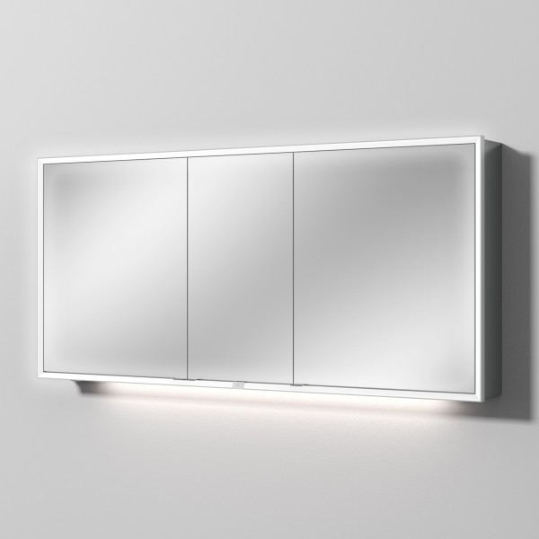 Sanipa Reflection Spiegelschrank MILO 160 mit LED-Beleuchtung, Anthrazit-Glanz, AU03979