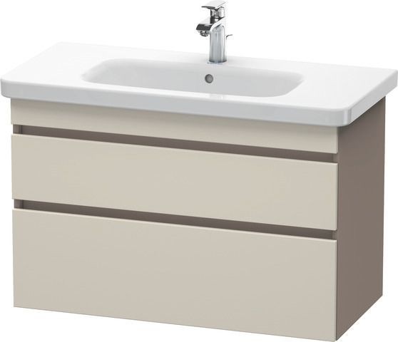 Duravit DuraStyle Waschtischunterbau wandhängend Taupe & Basalt Matt 930x448x610 mm - DS648209143