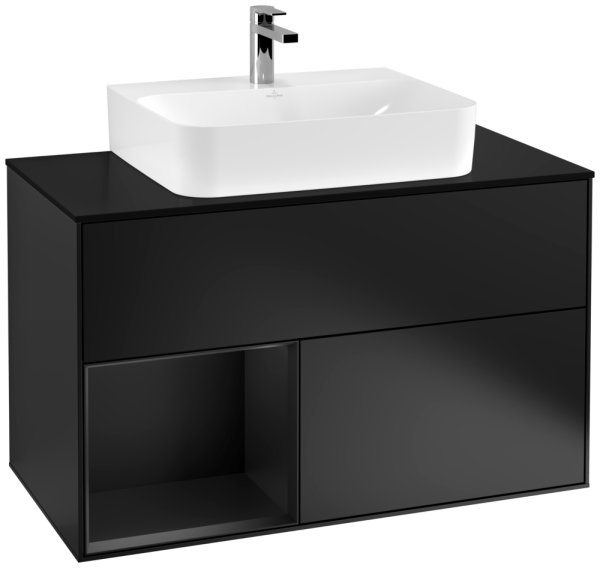 Villeroy & Boch Waschtischunterschrank Finion F11 1000x603x501mm WT mittig, F112PDPD