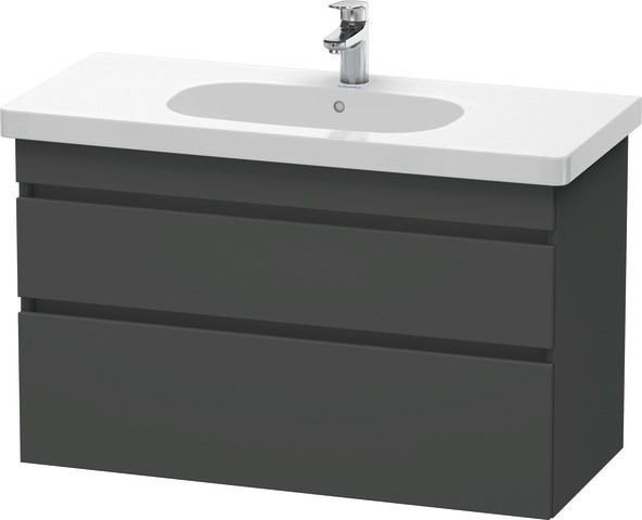 Duravit DuraStyle Waschtischunterbau wandhängend Graphit Matt 1000x453x610 mm - DS648504949