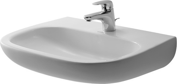 Duravit D-Code Waschtisch Weiß Hochglanz 600 mm - 2311600070