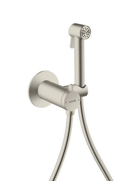 Hansgrohe Bidette Handbr. Axor Bidette Showers f.Mischwasser rund m.Schlauch 1250mm edelstahl optik