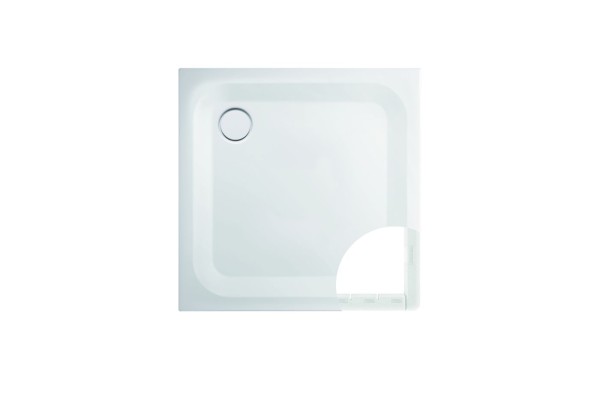 Bette Ultra Rechteck-Duschwanne 5930, 90x90x2,5 cm weiß mit MinimumTräger, 5930-000T1