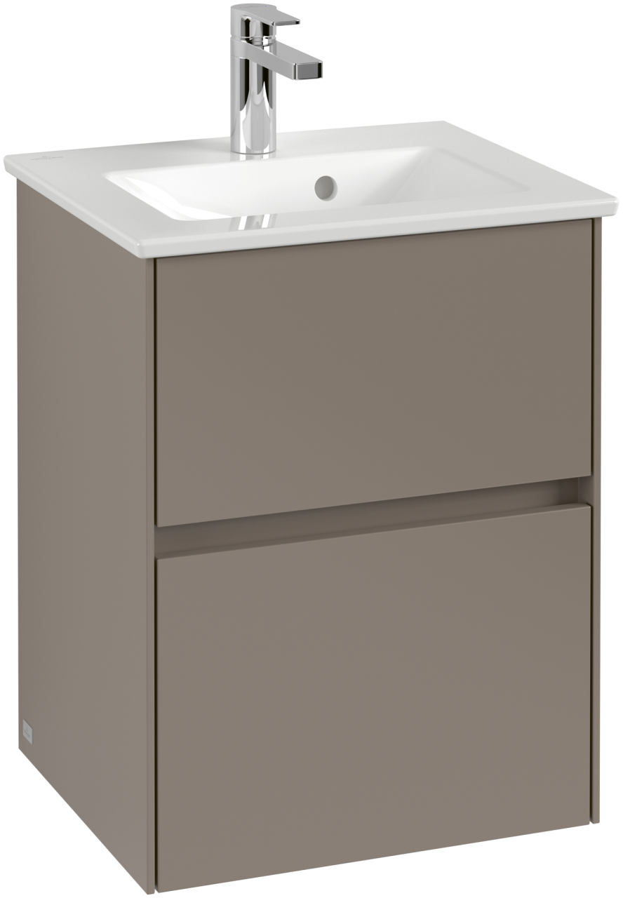 Villeroy & Boch Waschtischunterschrank Collaro 472x610x404mm 2 Ausz. Waschbecken mittig Marine Blu C14100VQ