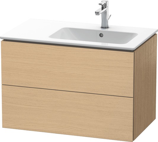 Duravit L-Cube Waschtischunterbau wandhängend Natur Eiche Matt 820x481x550 mm - LC629203030