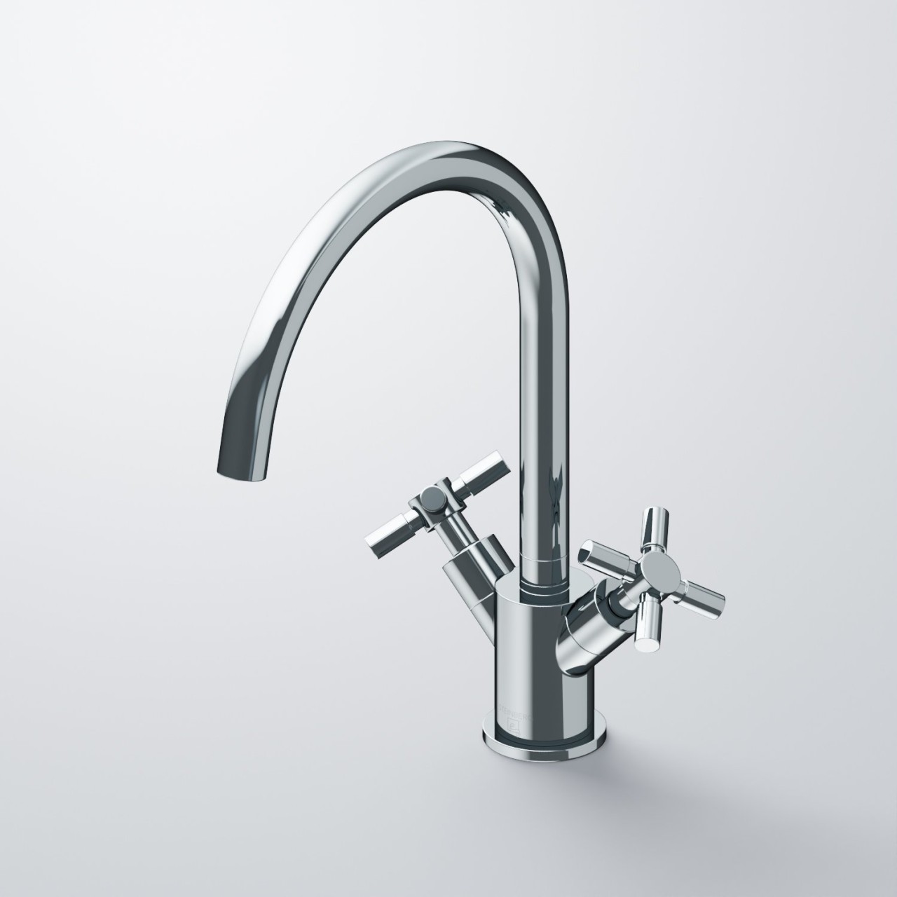Steinberg Spültisch-Zweigriffarmatur, chrom Serie 250, 250.1400 2501400