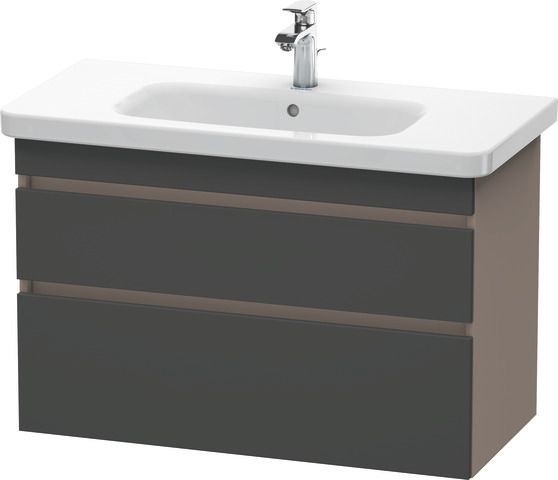 Duravit DuraStyle Waschtischunterbau wandhängend Graphit & Basalt Matt 930x448x610 mm - DS648204943