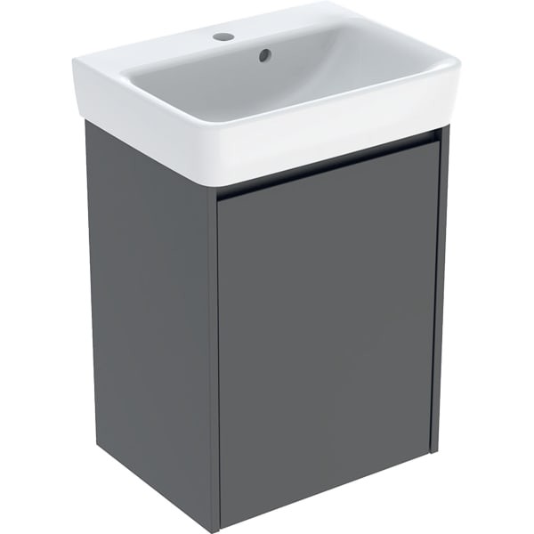 Geberit Renova Plan Set Handwaschbecken mit Unterschrank, eine Tür: 50x69.7x38cm, Breite, 504035JK1