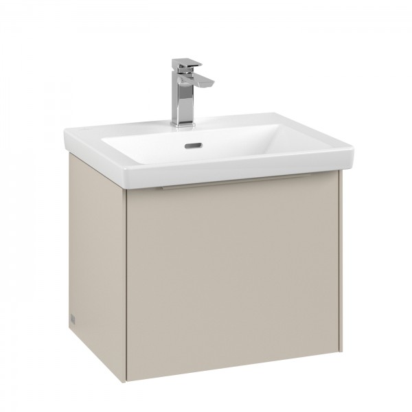 Villeroy & Boch Subway 3.0 Waschbeckenunterschrank, mit Beleuchtung, 1 Auszug, 523 x 432 x 431,5 mm,
