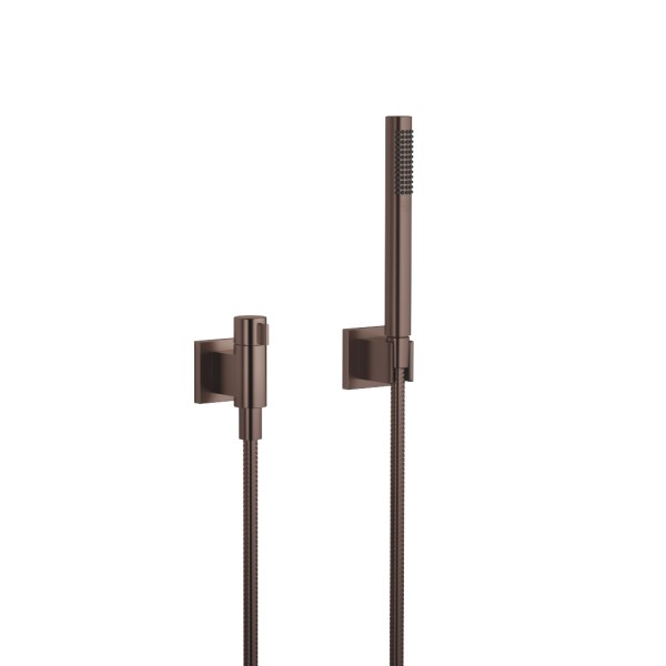 Dornbracht Schlauchbrausegarnitur mit Einzelrosetten SERIENSPEZIFISCH 27809985 Dark Bronze,27809985-