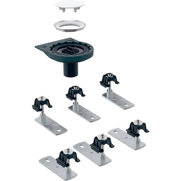 Geberit Rohbauset, zu Duschfläche Setaplano stockwerksdurchdringende Inst. d50 6 F., 154031001