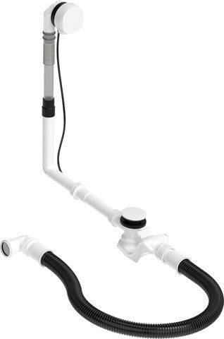 Duravit Ab- und Überlaufgarnitur mit Zulauf Weiß 400x80x450 mm - 792219000000000