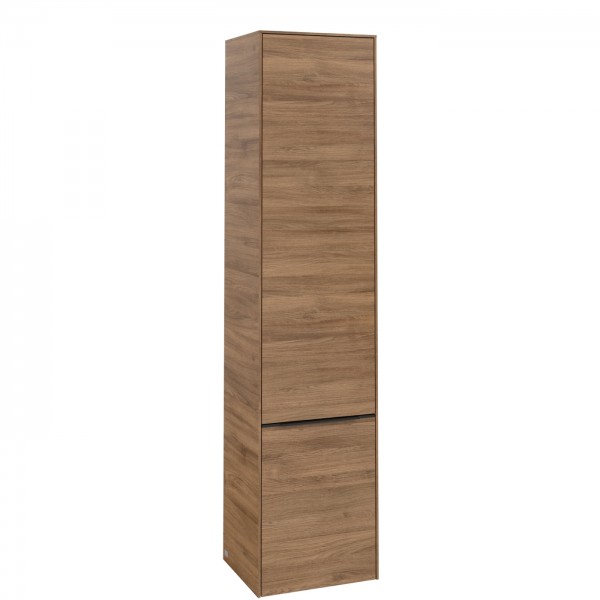 Villeroy & Boch Subway 3.0 Hochschrank, 2 Türen, 400 x 1710 x 346,5 mm, Kansas Oak / Kansas Oak