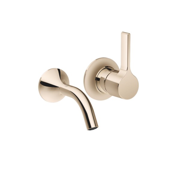 Dornbracht Waschtisch-Wand-Einhandbatterie ohne Ablaufgarnitur VAIA 36867809 Champagne (22kt Gold)