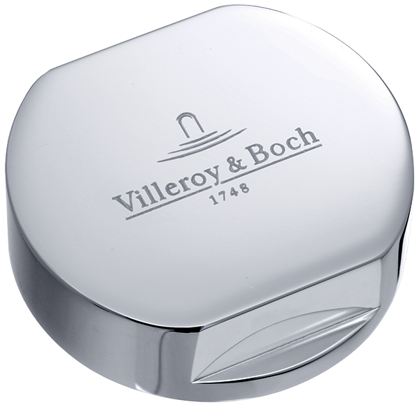 Villeroy&boch - Bouton pour vidage évier 1 cuve finition chromé