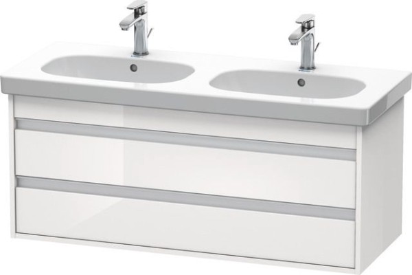 Duravit Ketho Waschtischunterbau wandhängend Weiß Hochglanz 1150x455x480 mm - KT664902222
