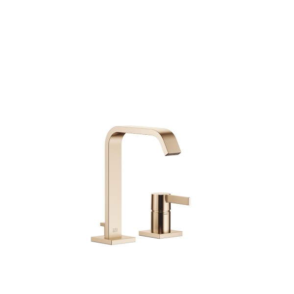 Dornbracht Waschtisch-Zweilochbatterie mit Ablaufgarnitur IMO 29217671 Light Gold gebürstet, 292176