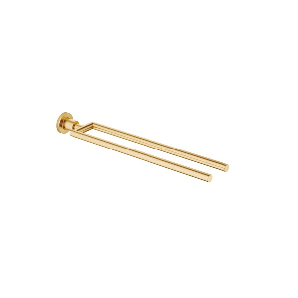 Dornbracht Handtuchhalter , 2-teilig TARA 83210892 Messing gebürstet (23kt Gold)