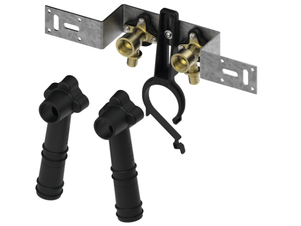 Tece flex Montageeinheit mit Wandscheiben Stichm. 80mm Siliziumbronze, 720565