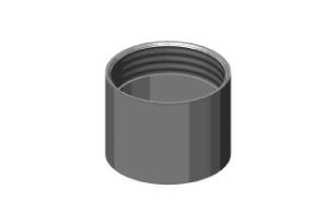 Dornbracht Luftsprudlerhülse Ersatzteile 092301004 D. 23 x 17,3 mm Champagne (22kt Gold)