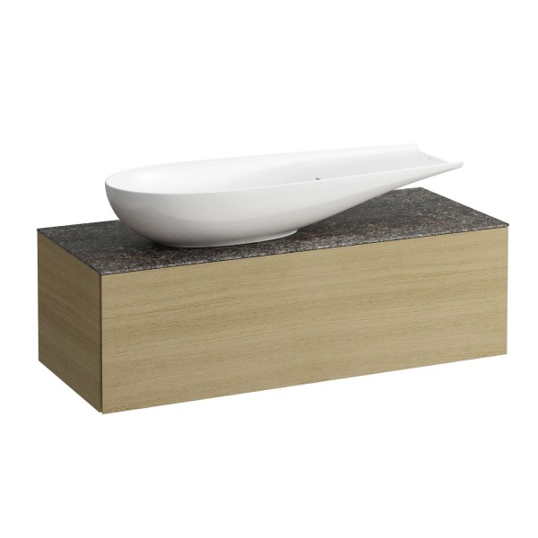 LAUFEN Waschtischunterschrank und Waschtischplatte ALESSI 500x1200x370