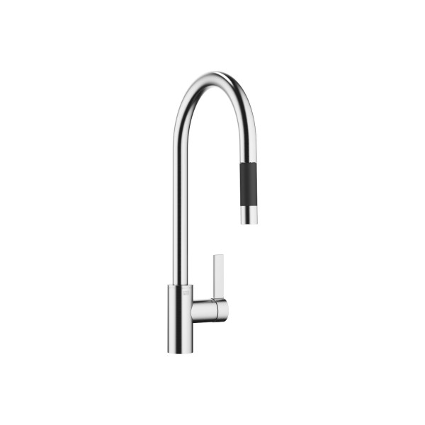 Dornbracht Einhebelmischer Pull-down mit Brausefunktion TARA ULTRA 33870875 chr gebürstet (Edelstahl