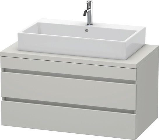 Duravit DuraStyle Konsolenwaschtischunterbau wandhängend Betongrau Matt 1000x548x512 mm - DS53190070