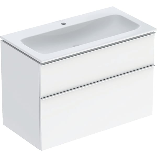 Geberit iCon Set Möbel-Waschtisch mit Unterschrank, 2 Schubladen