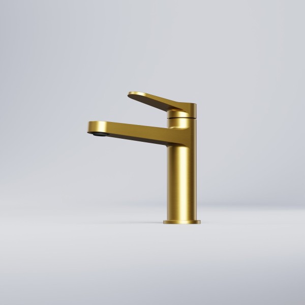 Steinberg Serie 340 Waschtisch-Einhebelmischer ohne Ablaufgarnitur, brushed gold, 3401010BG